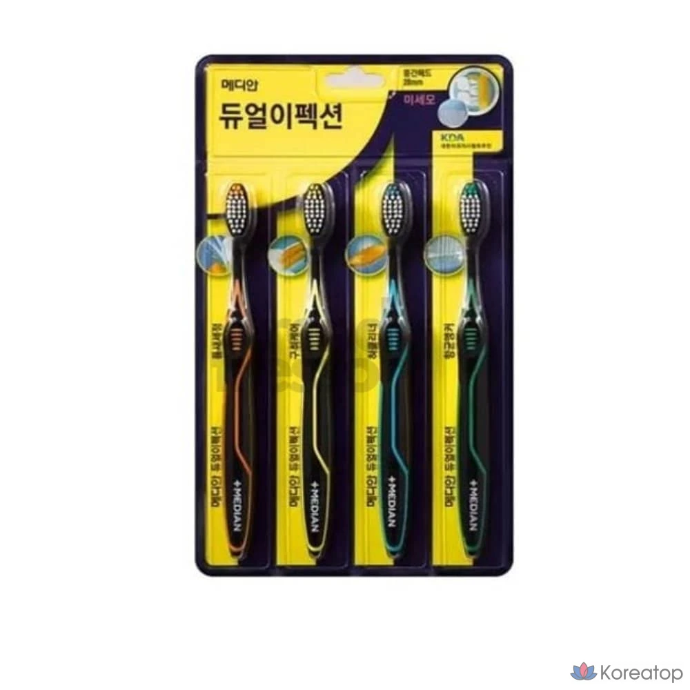 Median Dual-Effect 3+1 с тонкой щетиной, 1 упаковка, 1 шт.