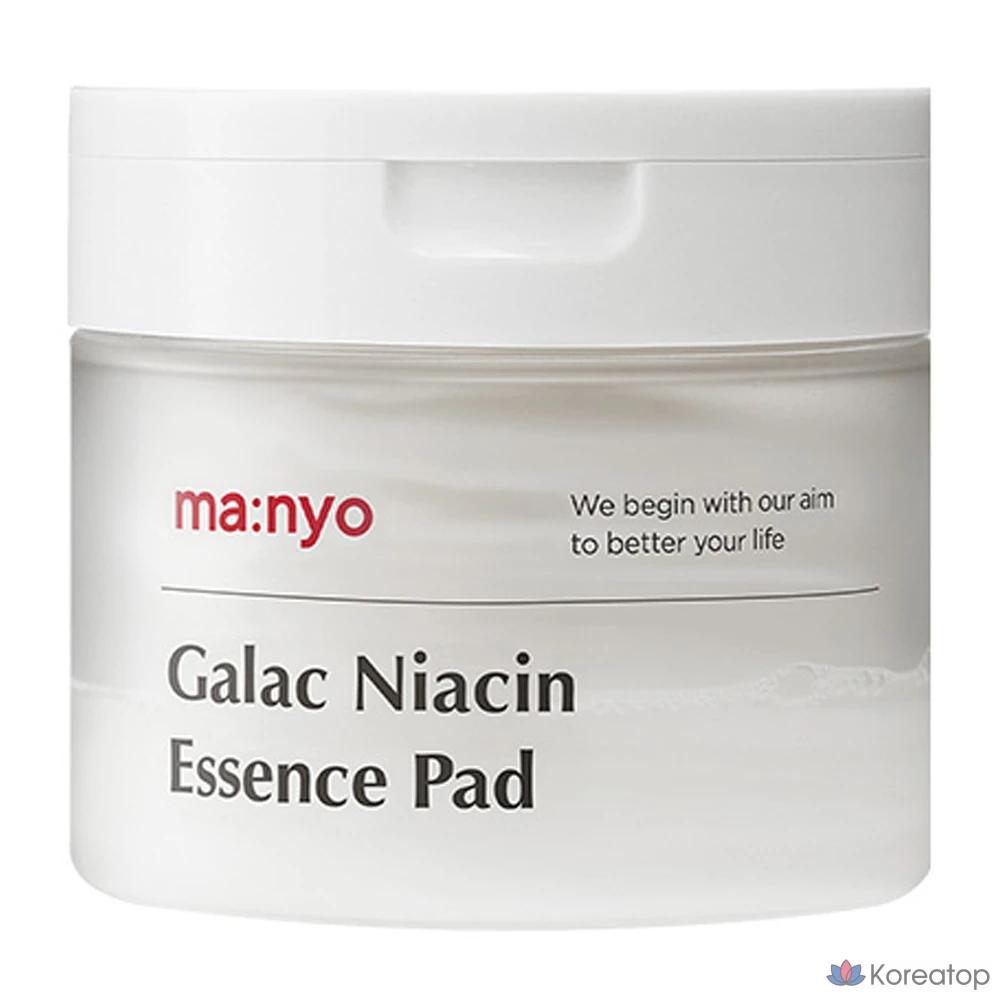 Эндоплазматические подушечки Manyo Factory Galac с ниацином, 300 мл, 80 листов, 1 упаковка.