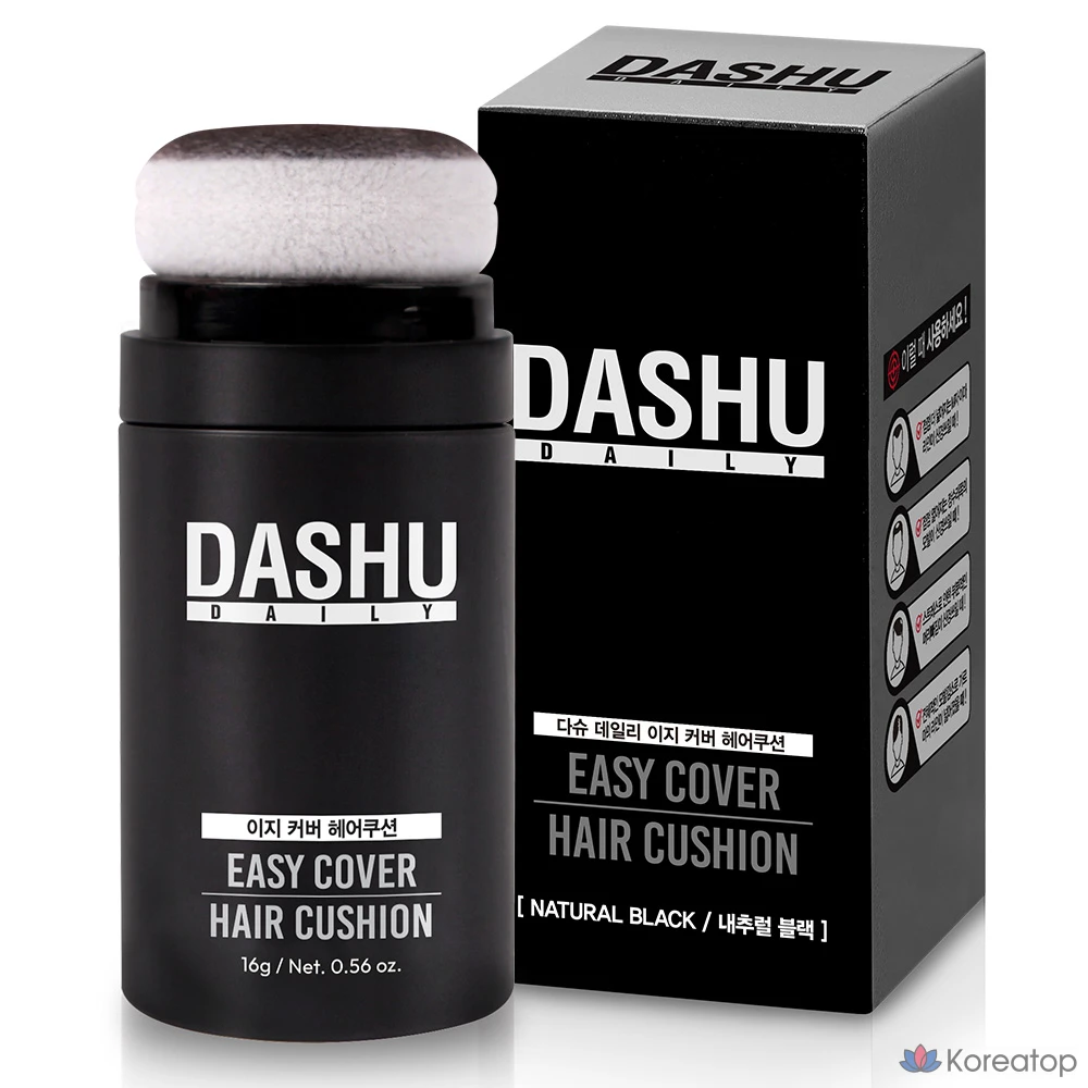 Dashu Daily Anti-Hair Loss Hair Cushion Black Regular 16g, Natural Black, 1 шт.