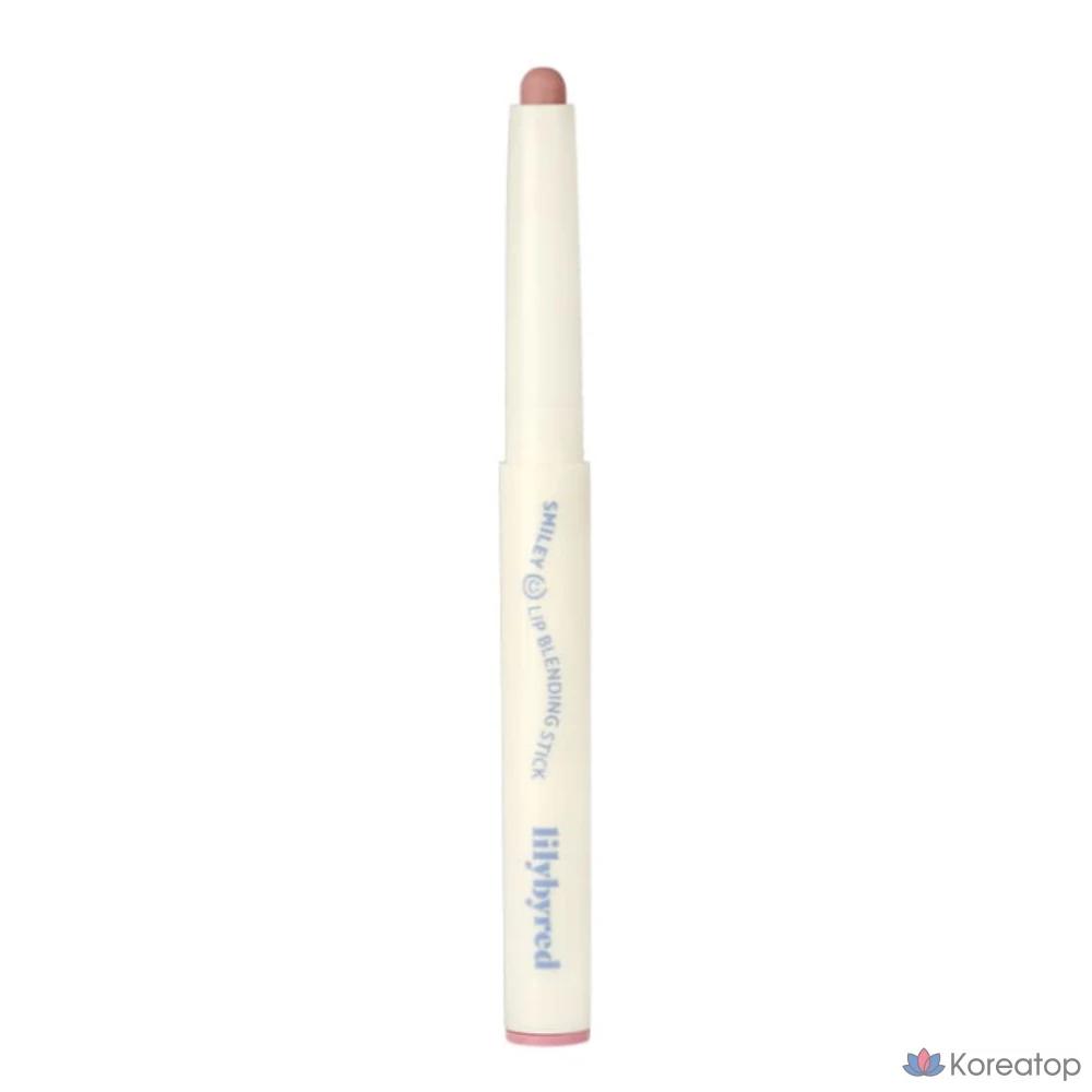 Стик для растушевки губ Lilybyred Smiley, 0,8 г, оттенок 01 «Розовый бежевый», 1 шт.