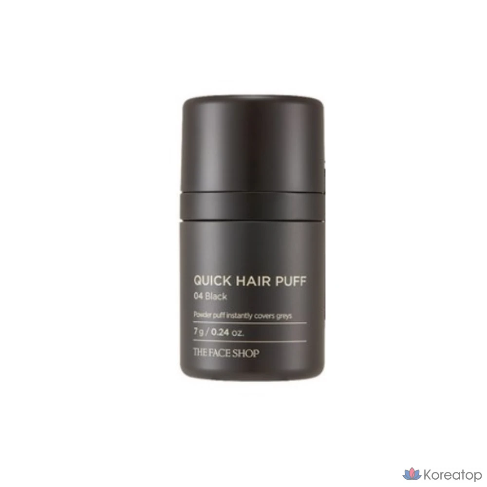 Тени для век The Face Shop Quick Hair Puff Shadow, 7 г, натуральный коричневый цвет, 1 шт.