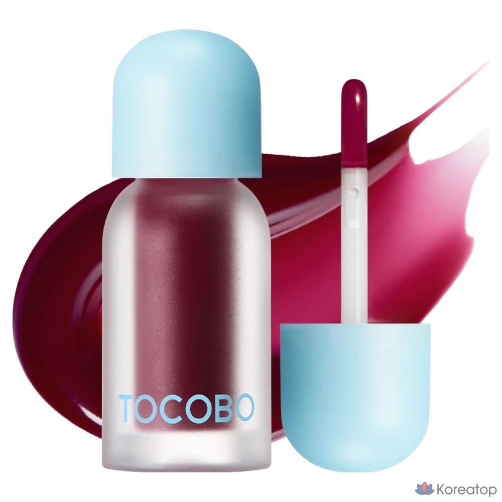 Масло для губ Tokobo Juicy Berry Plumping Lip Oil 4 г, оттенок 07 Plum Jam, 1 шт.