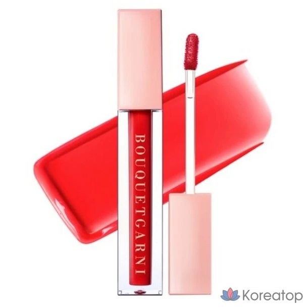 Тинт для губ Bouquet Garni Glam Dew, оттенок 03 ATTENTION RED, 3,5 г, 1 шт.