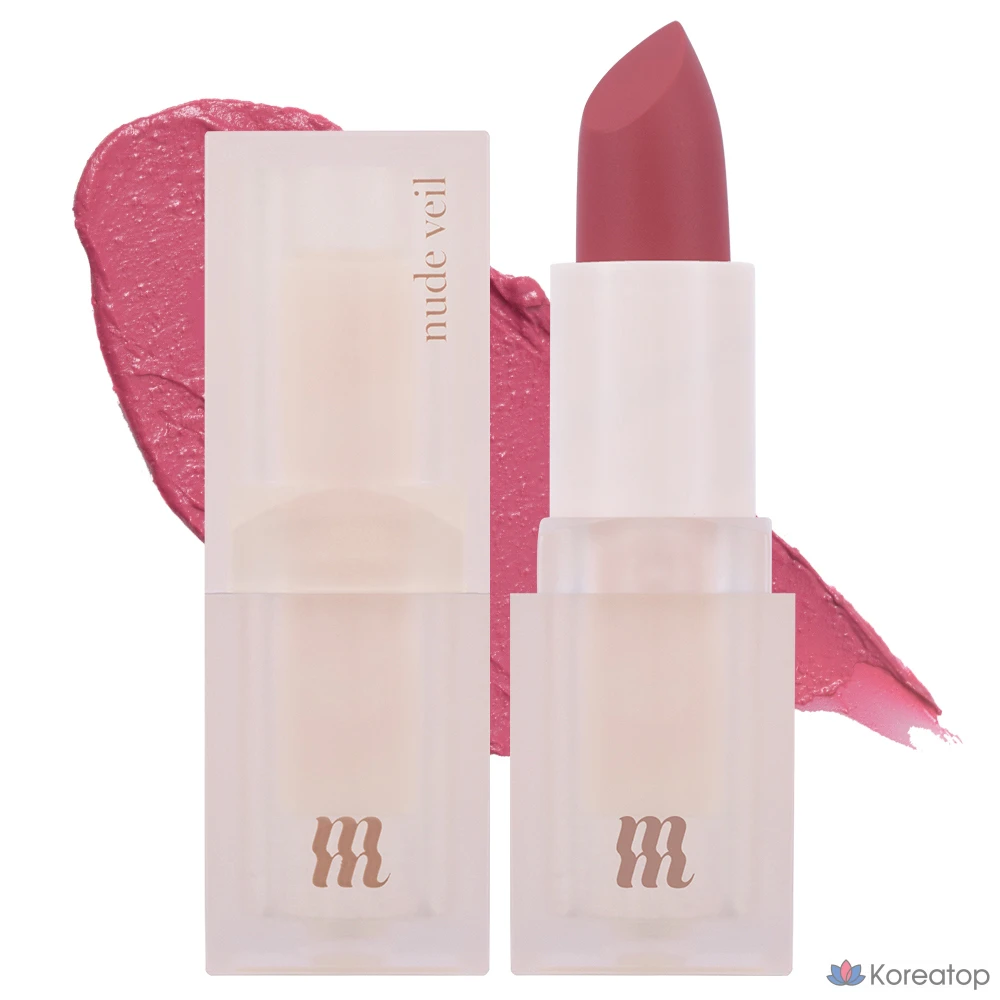 Помада MERZY Nude Veil, оттенок Shell Pink, 3,5 г, 1 шт.
