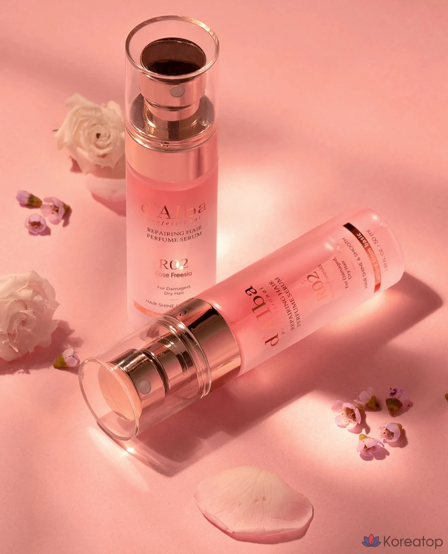 Восстанавливающая сыворотка для волос D'alba Professional с ароматом розы и фрезии, 50 мл, 1 шт., фото 8