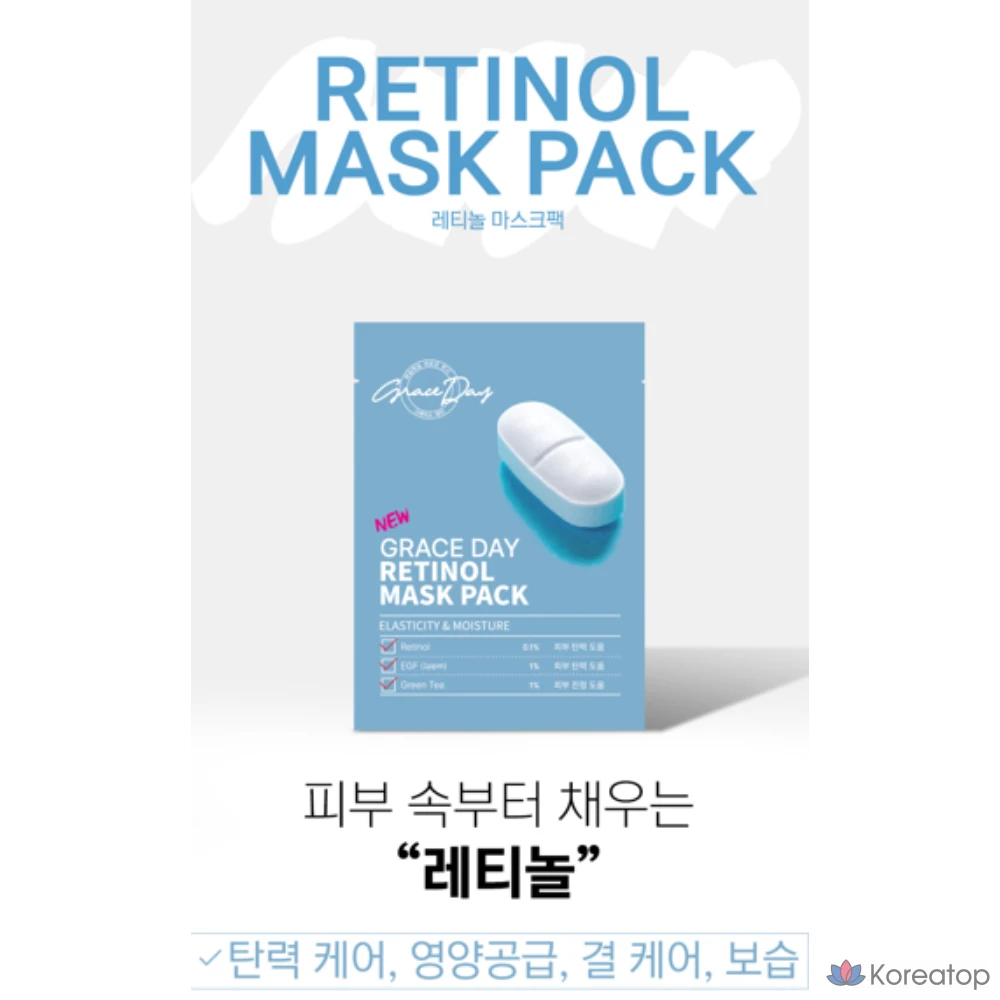 Набор масок для лица Grace Day Pill Mask, 3 упаковки, 100 штук., фото 2