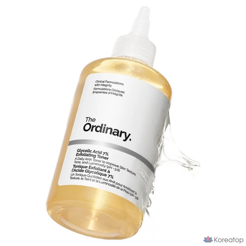 Отшелушивающий тоник с 7% гликолевой кислотой от The Ordinary, 100 мл, 1 шт.