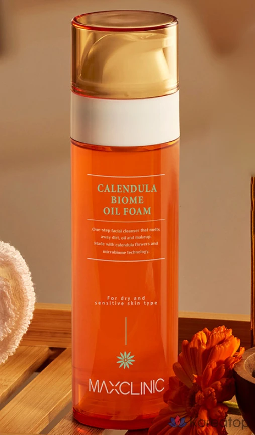 Пенка для умывания MAXCLINIC Calendula Biome Oil Foam, 110 г, 1 шт.