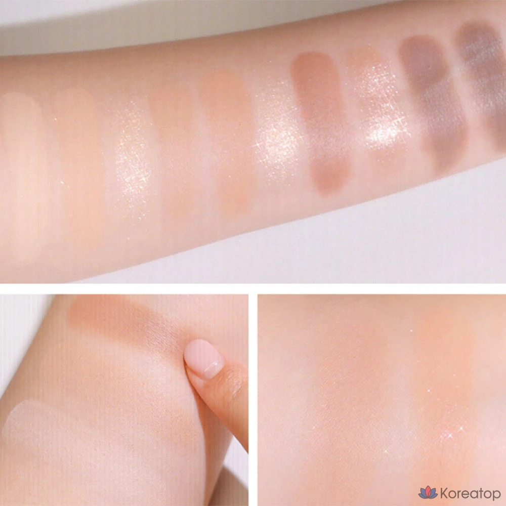 Палетка теней Too Cool for School Frottage, № 3, оттенок Milk S'more, 1 шт., фото 4