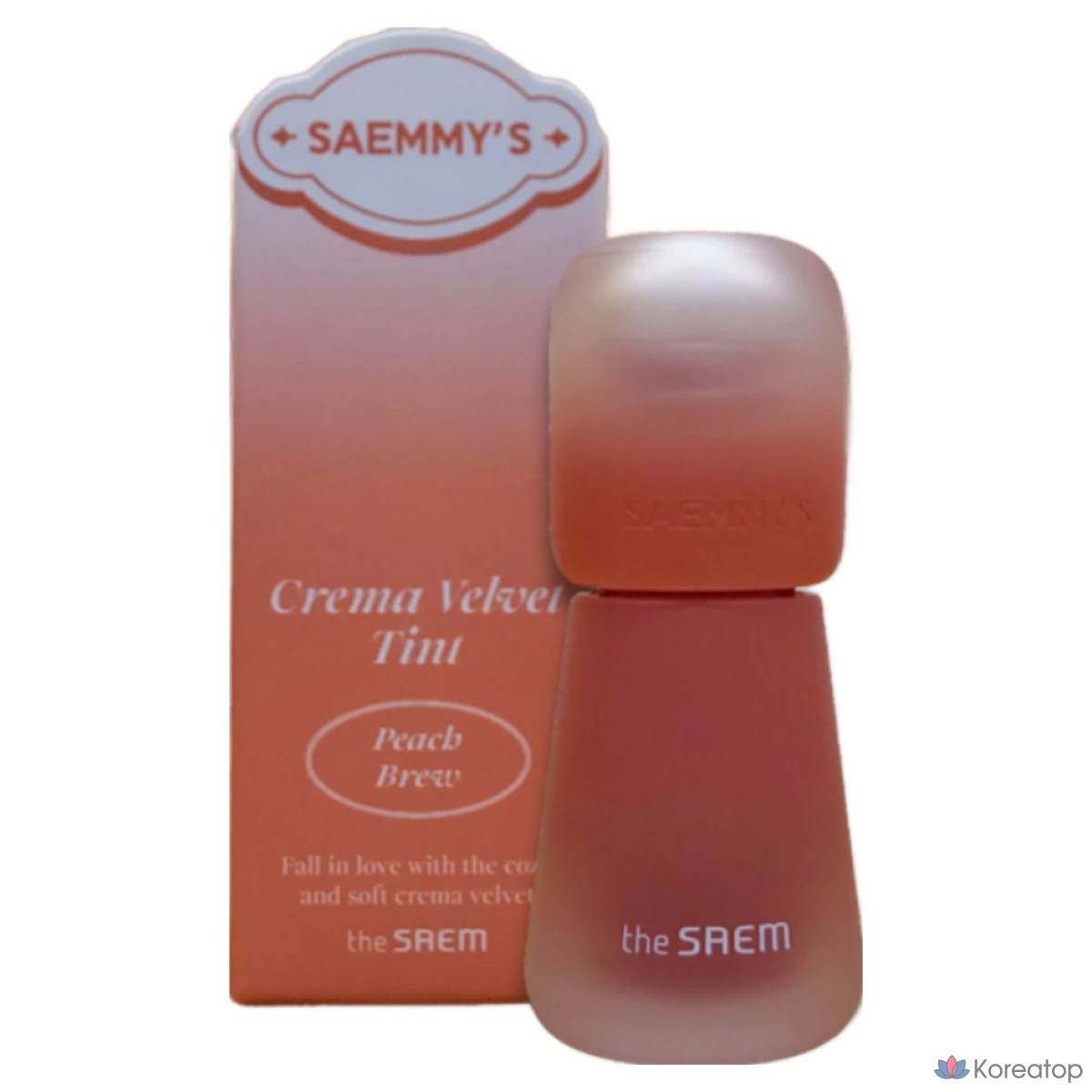 Тональный крем The Saem Crema Velvet Tint, оттенок 03 Peach Brew, 1 шт.