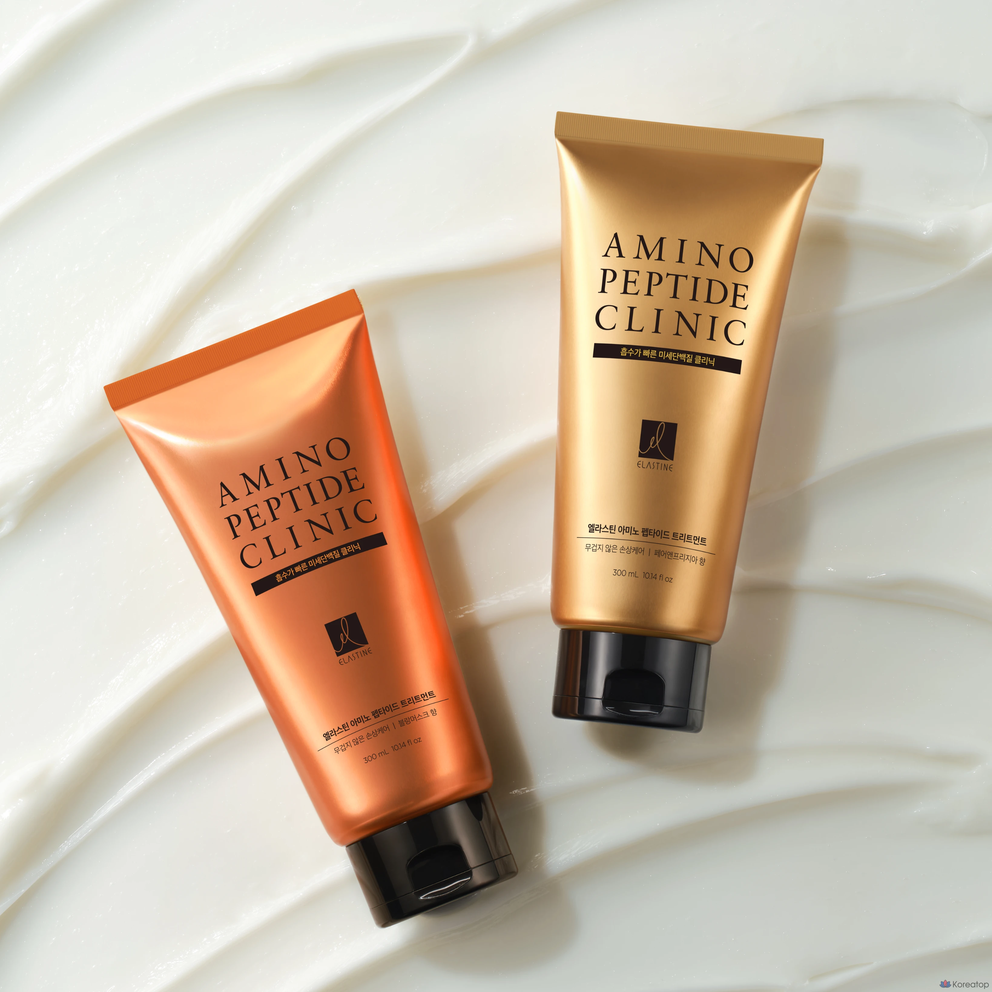 Эластин аминопептидная протеиновая маска для волос с мягким кислым ароматом, ароматом светлой фрезии, 300 мл, 1 шт.