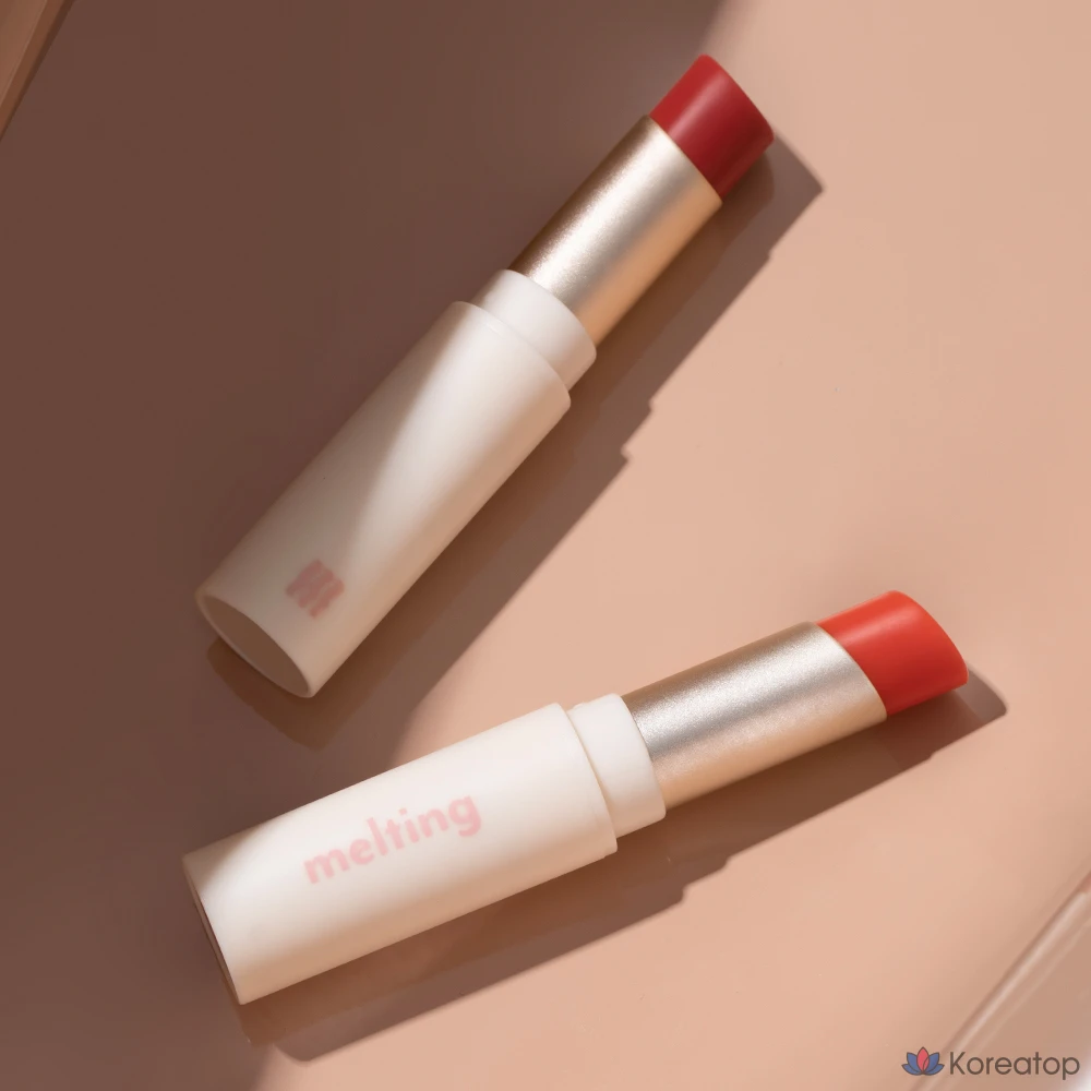 Блестящий тонирующий бальзам для губ MERZY Glossy Melting Tinted Color Lip Balm, GL2 Tangerine Wish, 4 г, 1 шт.