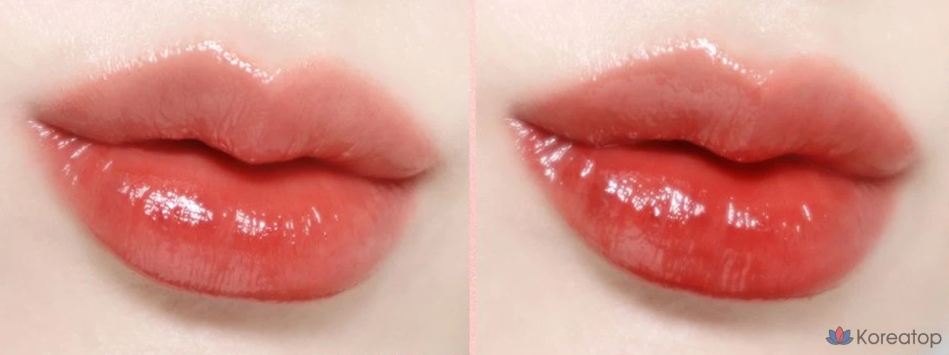 Тинт для губ Touch in Sol Vegan Again Juicy Glossy Lip Tint, оттенок Fresh Coral, 1 шт., 3,9 г, фото 2