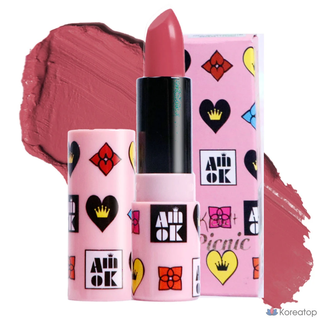 Помада YNM Kitult Picnic, S219 Sensual Rose, 4 г, 1 шт.