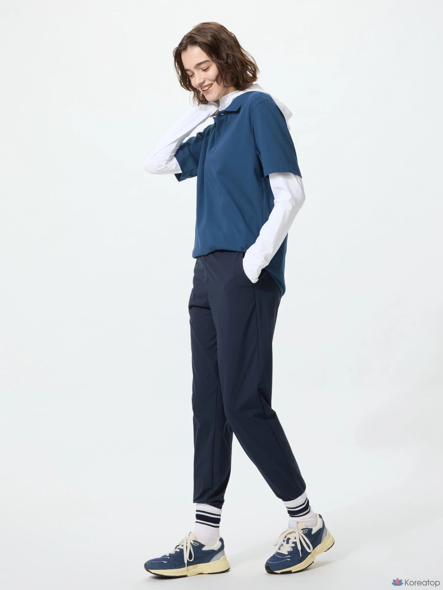 Брюки Uniqlo Ultra Stretch Active Jogger Pants, длинные, длина 71–73 см