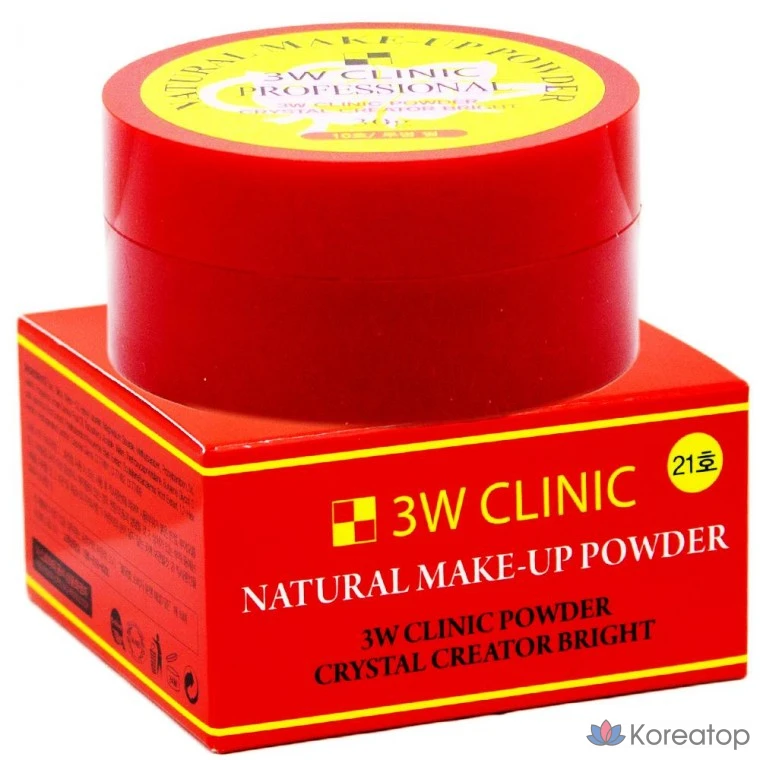 CB Advanced 3W Clinic Natural Makeup Powder No. 21, 30 г, компактная пудра-кушон, 1 шт.
