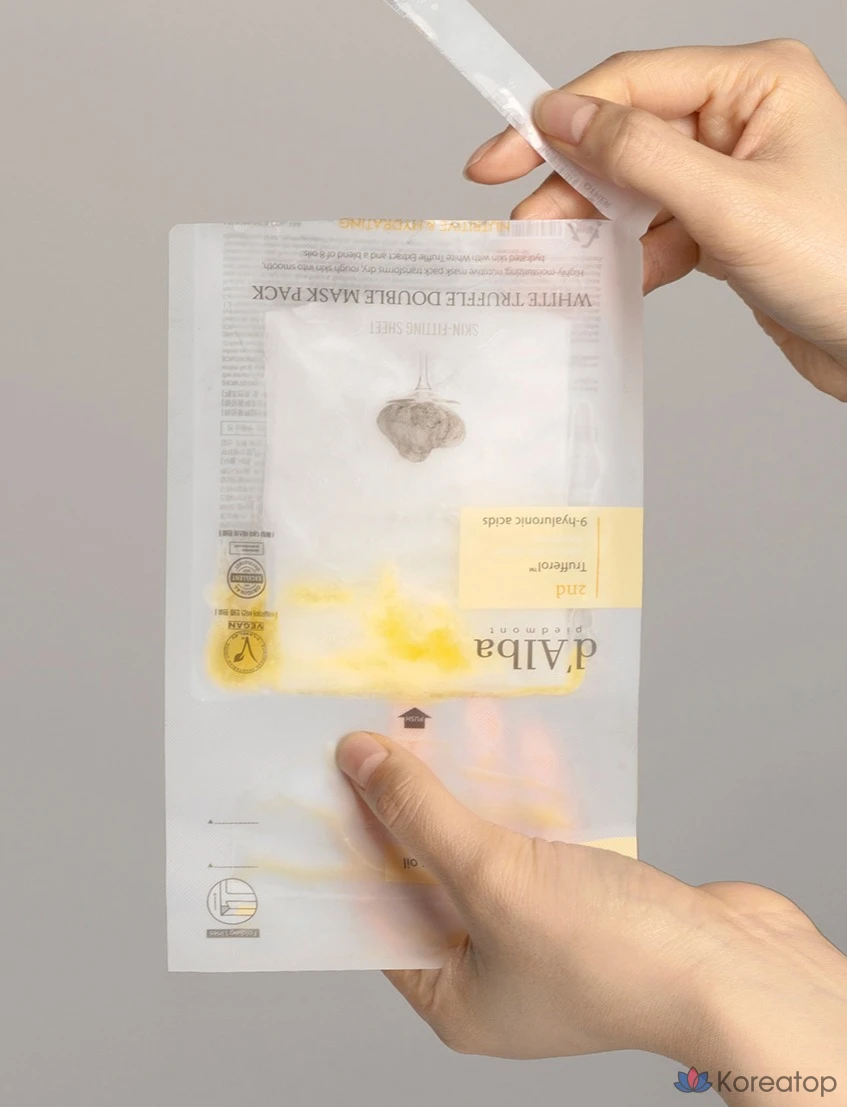 Тканевая маска для лица d'Alba White Truffle Double Nourishing Moisture Mask, 20 шт., фото 2