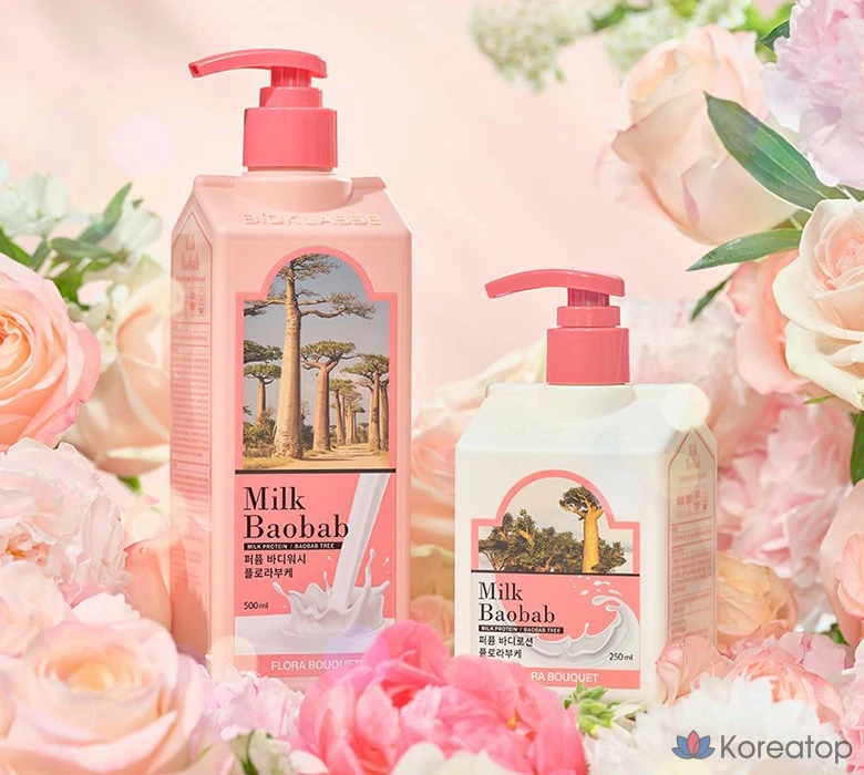 Гель для душа Milk Baobab Perfume Body Wash с ароматом «Цветочный букет», 500 мл, 1 шт.