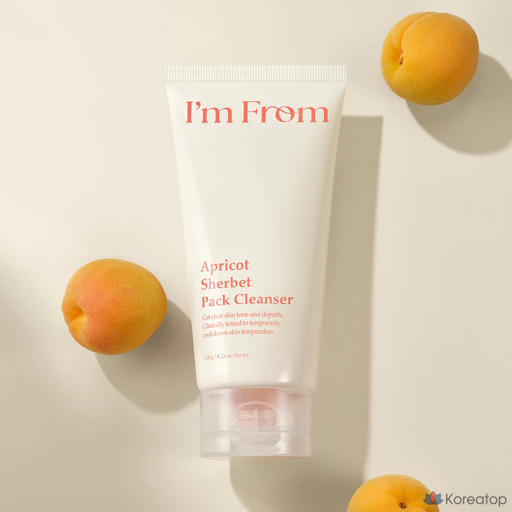 Очищающая маска для лица I'm From Apricot Sherbet Pack Cleanser, 120 г, 1 шт.