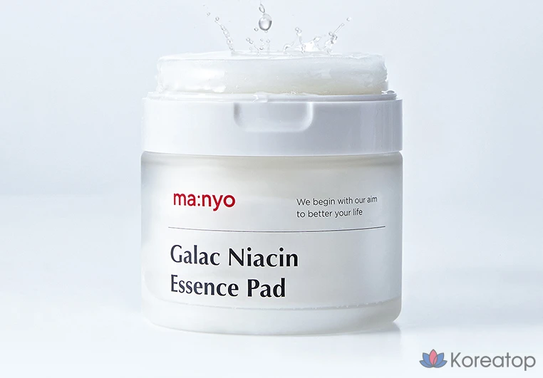 Эндоплазматические подушечки Manyo Factory Galac с ниацином, 300 мл, 80 листов, 1 упаковка.