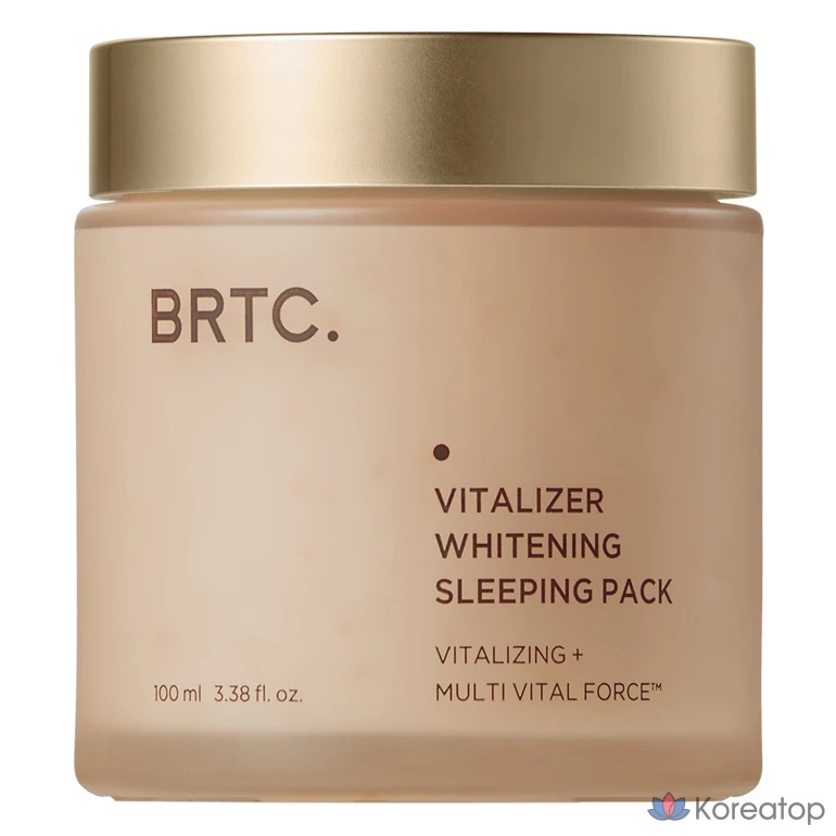 Отбеливающая ночная маска для лица BRTC Vitalizer, 100 мл, 1 упаковка