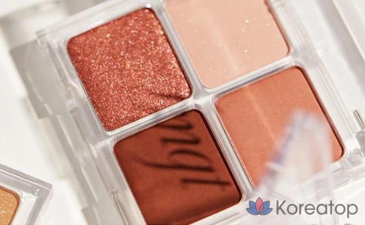 Палетка теней для век The Face Shop Eye Moment, оттенок 03 Rosy Burgundy, 1 шт., фото 4