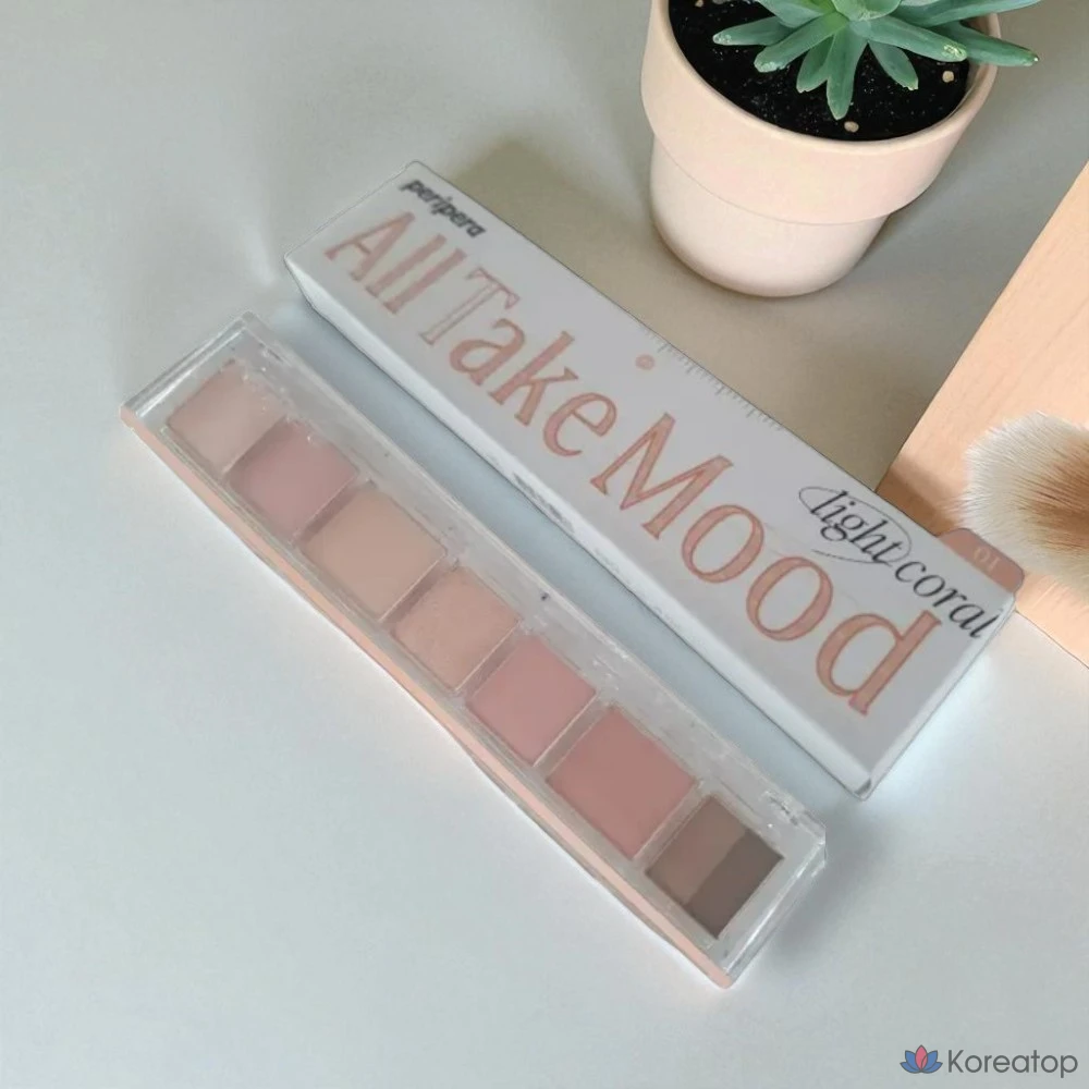 Палетка теней Peripera Alltake Mood Palette, натуральные оттенки, 06