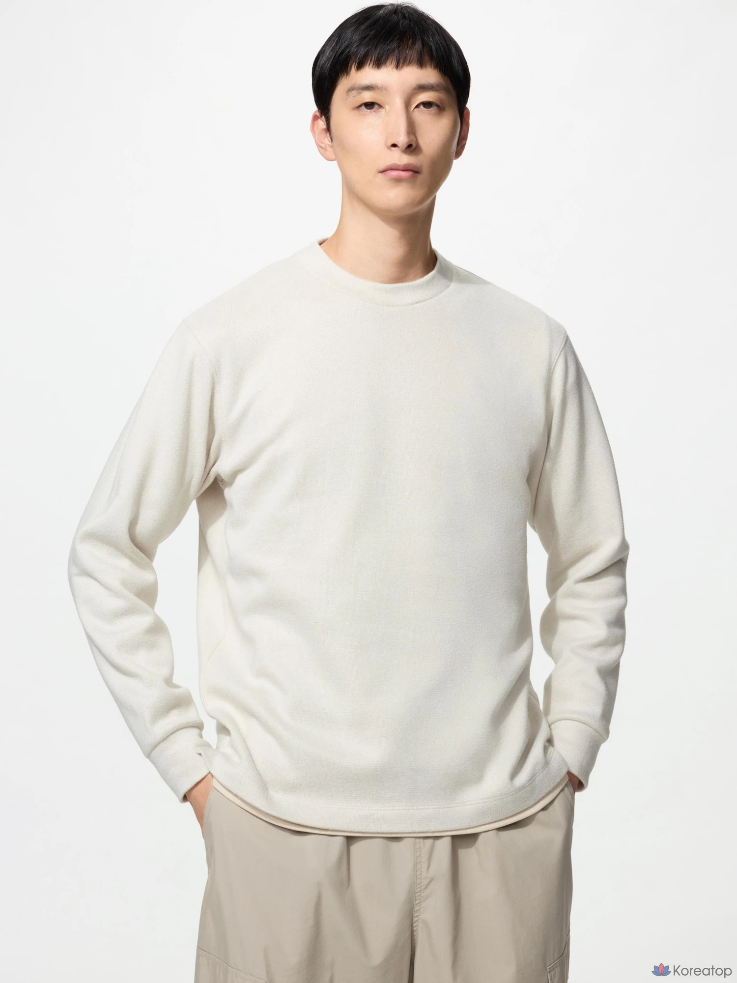 Футболка Uniqlo Soft Knit Fleece Crew Neck T