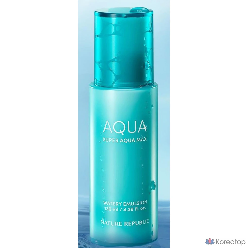 Увлажняющая эмульсия Nature Republic Super Aqua Max, 130 мл, 1 шт.