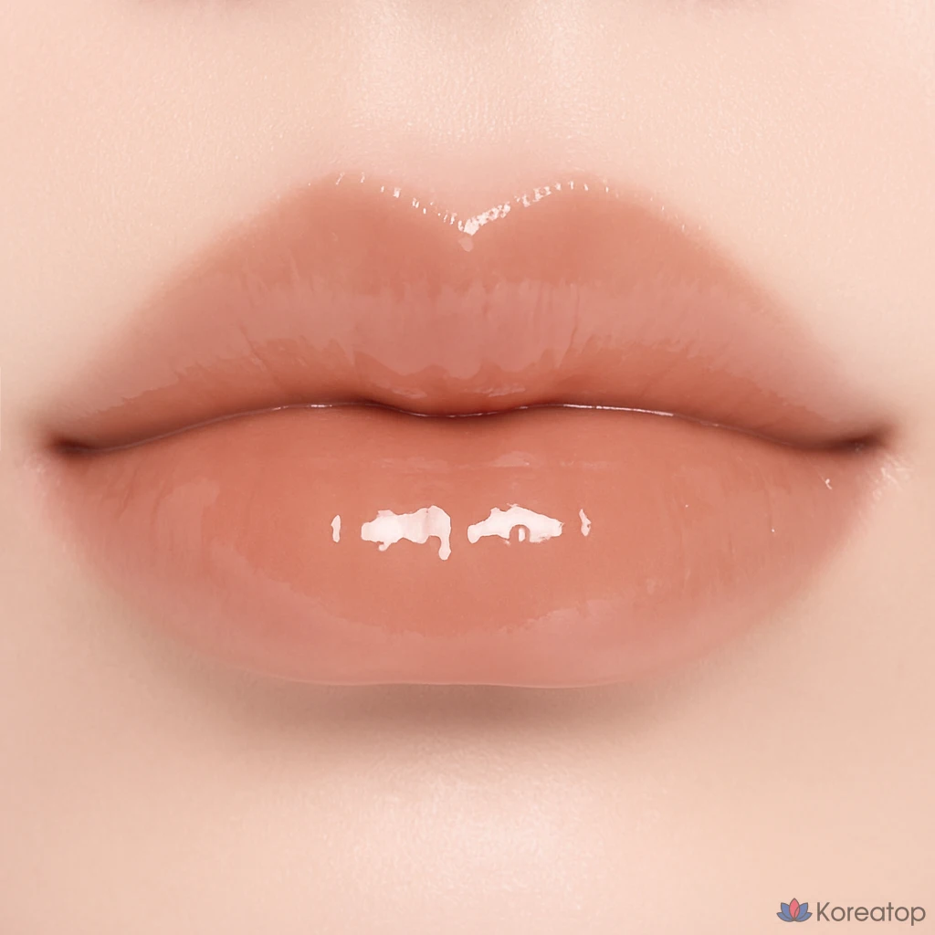 Блеск для губ YNM Lip In Tune Performance Lipscore Gloss в матовом бархатном оттенке, бальзам для губ Triple Care, 1 шт., 4 г, D12 Soul Beige, фото 2