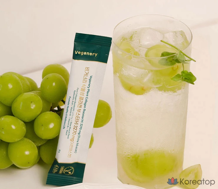 Веганский растительный коллагеновый бустер (H) 3270 мг (Shine Muscat) 14 пенсов, 280 г, 1 шт., фото 2