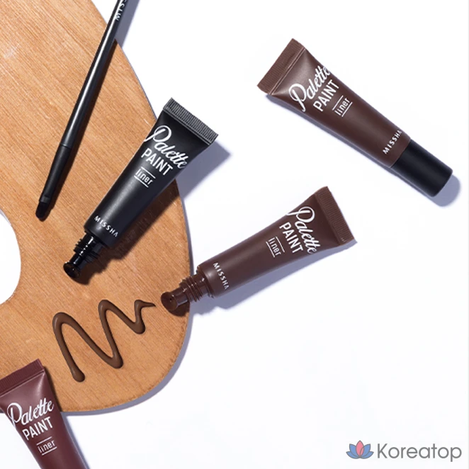 Гелевая подводка для глаз Missha Palette Paint, 6 г, коричневая, 1 шт., фото 8
