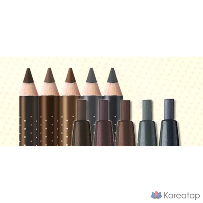 Карандаш для бровей Peripera Speedy Eyebrow Auto Pencil, оттенок 003 Brown, 1 шт.