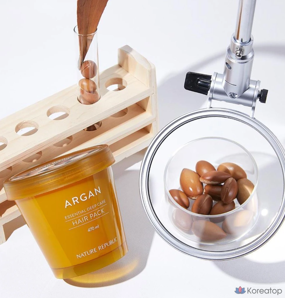 Маска для глубокого ухода за волосами Nature Republic Argan Essential, 470 мл, 1 шт., фото 2