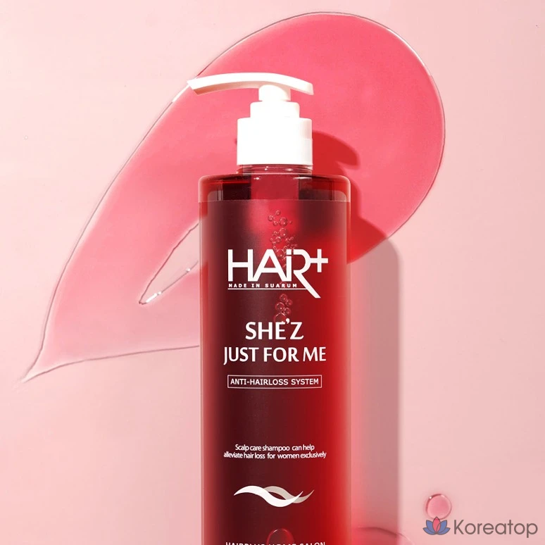 Шампунь Hair Plus She's для женщин от выпадения волос с ароматом ягод, 500 мл, 1 шт.