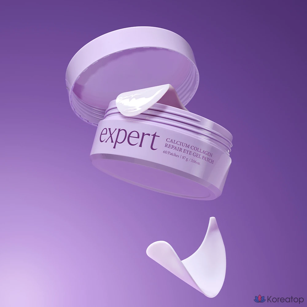 Гелевые патчи для глаз Ariel Expert с кальцием и коллагеном для восстановления кожи вокруг глаз, 1 шт., 60 штук.