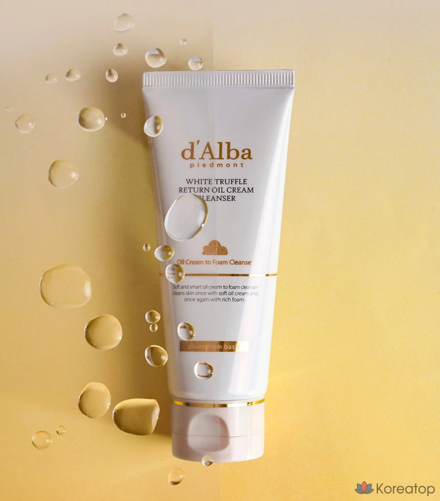 Очищающий крем-гель для лица D'alba White Truffle Return Oil Cream Cleanser, тюбик, 100 мл, 1 шт.