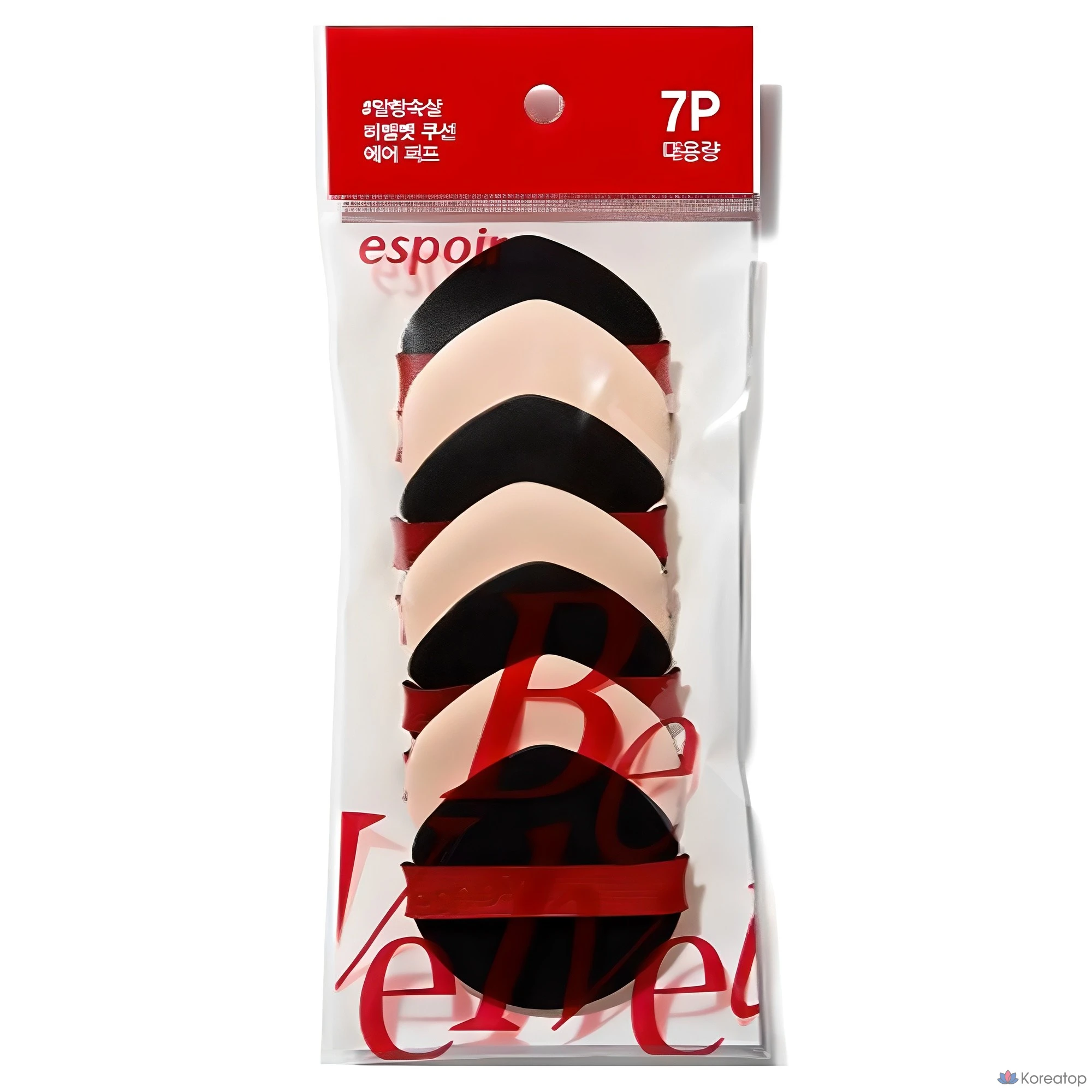 Набор для макияжа Espoir Bevelvet Air Puff, 7 шт., разные цвета, 1 шт.