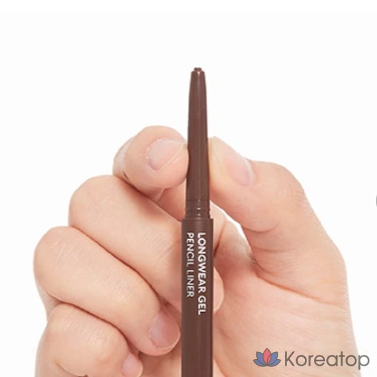 Гелевый карандаш для глаз Missha Longwear Gel Pencil Liner, 0,14 г, цвет ореховый, 1 шт., фото 9
