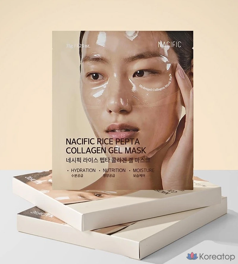 Гель-маска NACIFIC Rice Pepta Collagen, 1 упаковка, 3 упаковки, фото 2