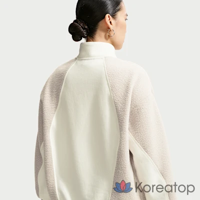 Свитшот женский Nike Studio Fleece Heavyweight Plush Oversized Quarter-Zip, фото 2