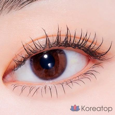 Набор туши для ресниц Etude House Curl Fix 8 г + щипцы для завивки ресниц, серо-коричневый, 1 шт., фото 2