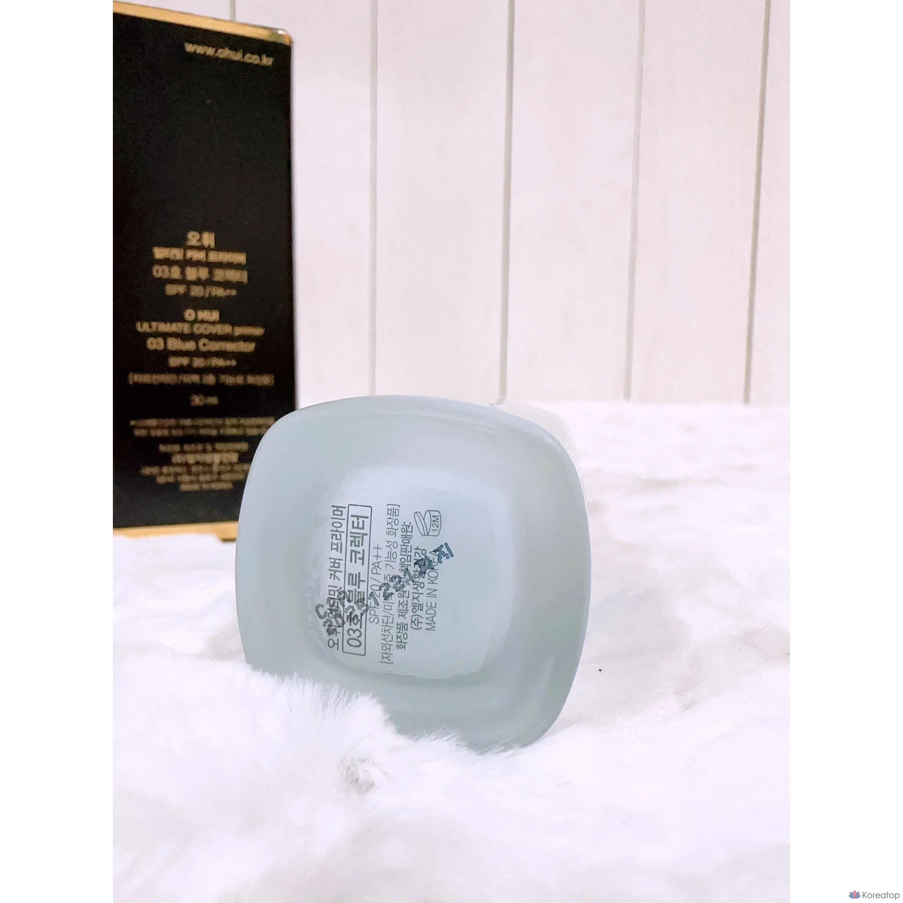 Праймер Ohui Ultimate Cover Primer 30 мл, розовый корректор, синий корректор, № 03, синий корректор, 1 шт., фото 5