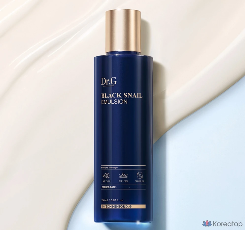 Набор Dr.G Black Snail Toner 150 мл + эмульсия 150 мл, 2 набора, 4 комплекта., фото 5