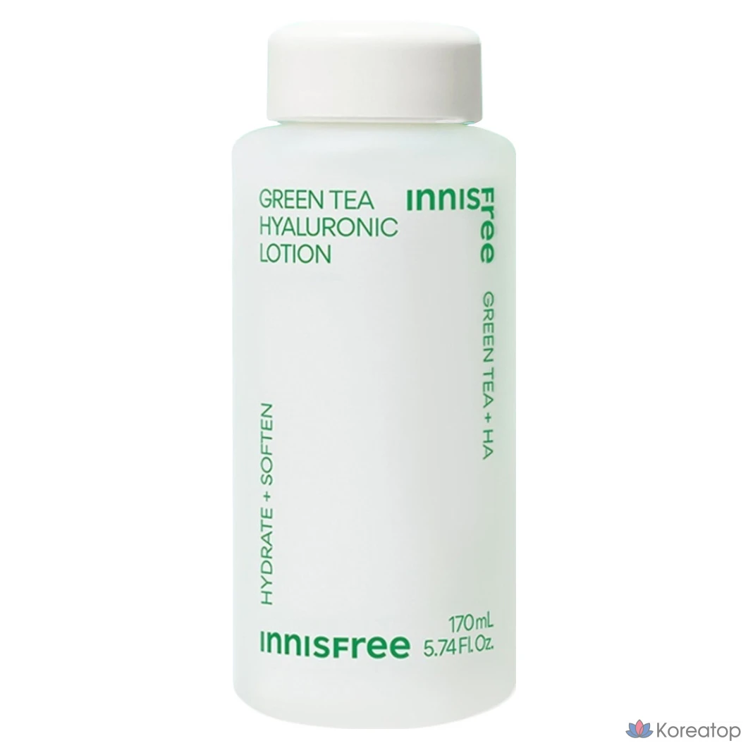 Набор средств по уходу за кожей Innisfree с зеленым чаем и гиалуроновой кислотой, 3 комплекта., фото 2