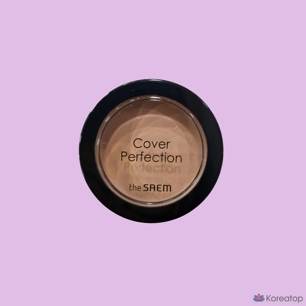 Консилер The Saem Cover Perfection Pot 6 г, оттенок 0.5 Ice Beige, 1 шт., фото 3