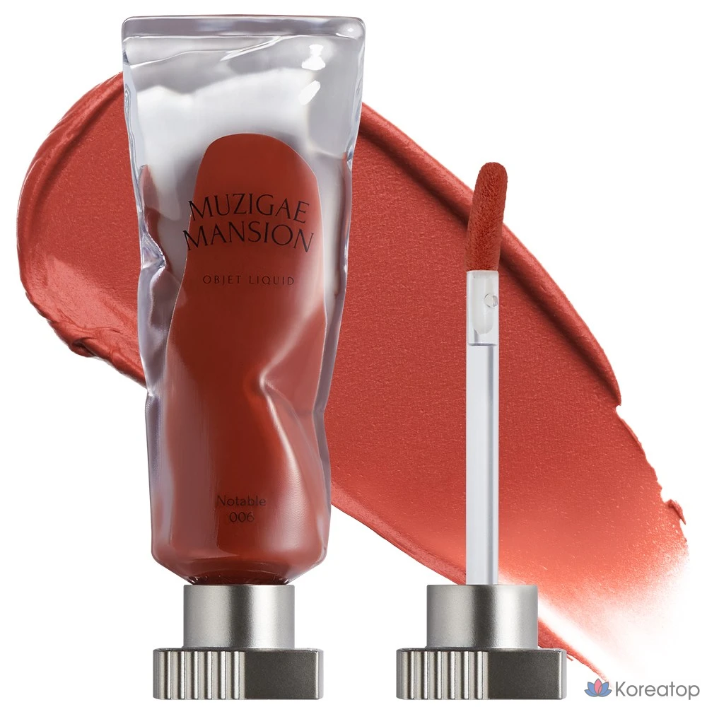 Тинт для губ Muzigae Mansion Objet Liquid Tint, оттенок 006 Notable, 6 мл, 1 шт.