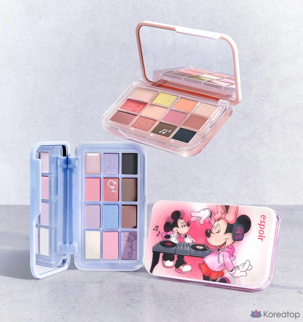 Палетка теней Espoir Disney Edition Eye Core Palette, № 9 Rhythmic Lavender, 1 комплект., фото 6