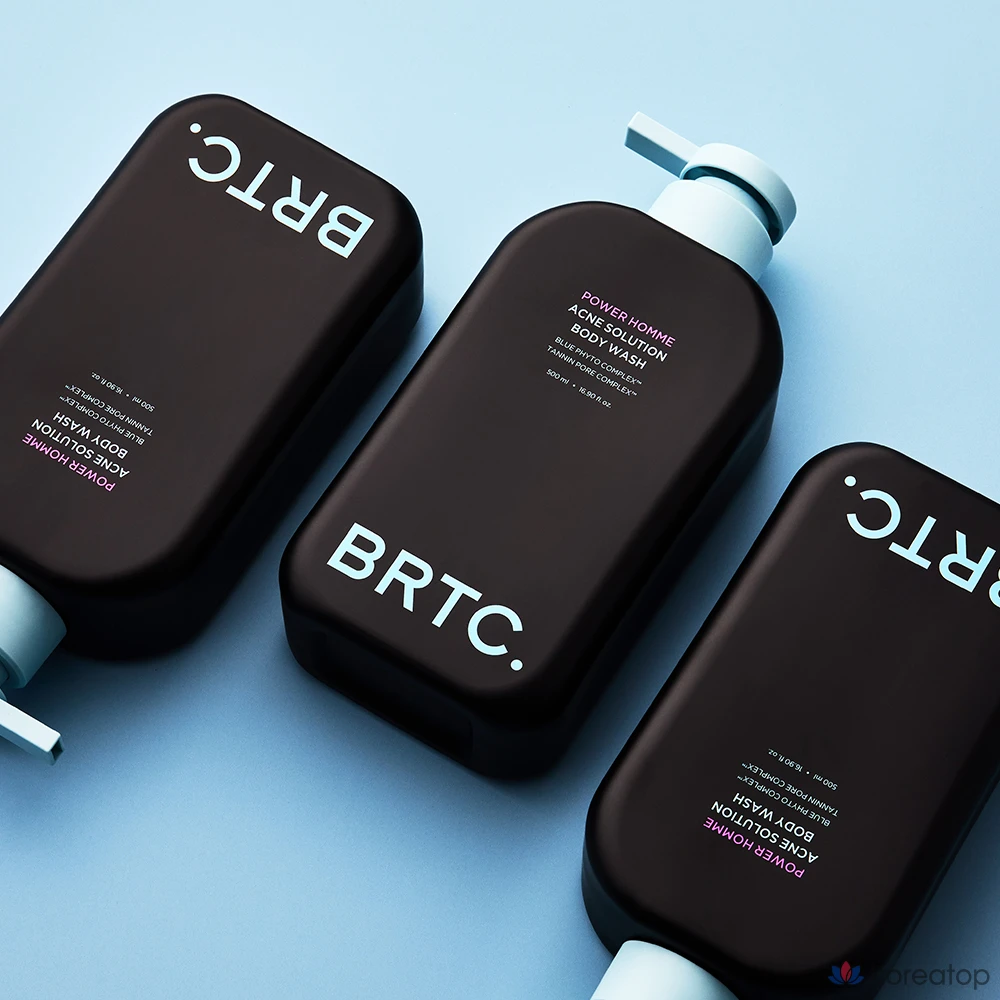 Гель для душа BRTC Power Homme Acne Solution, 500 мл, 1 шт.