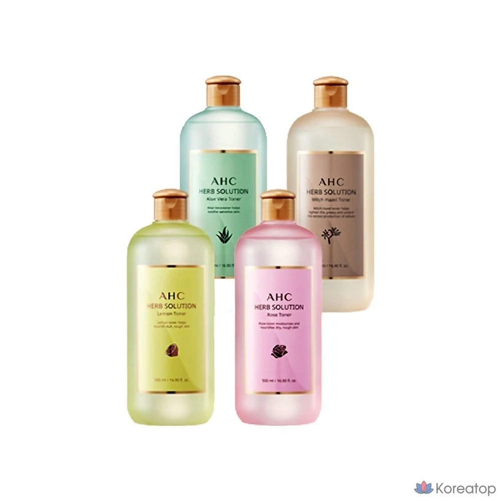 Тоник для тела AHC Herb Solution со вкусом лимона, 500 мл, 1 шт.